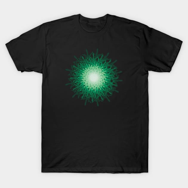 Green riddle T-Shirt by ewdondoxja